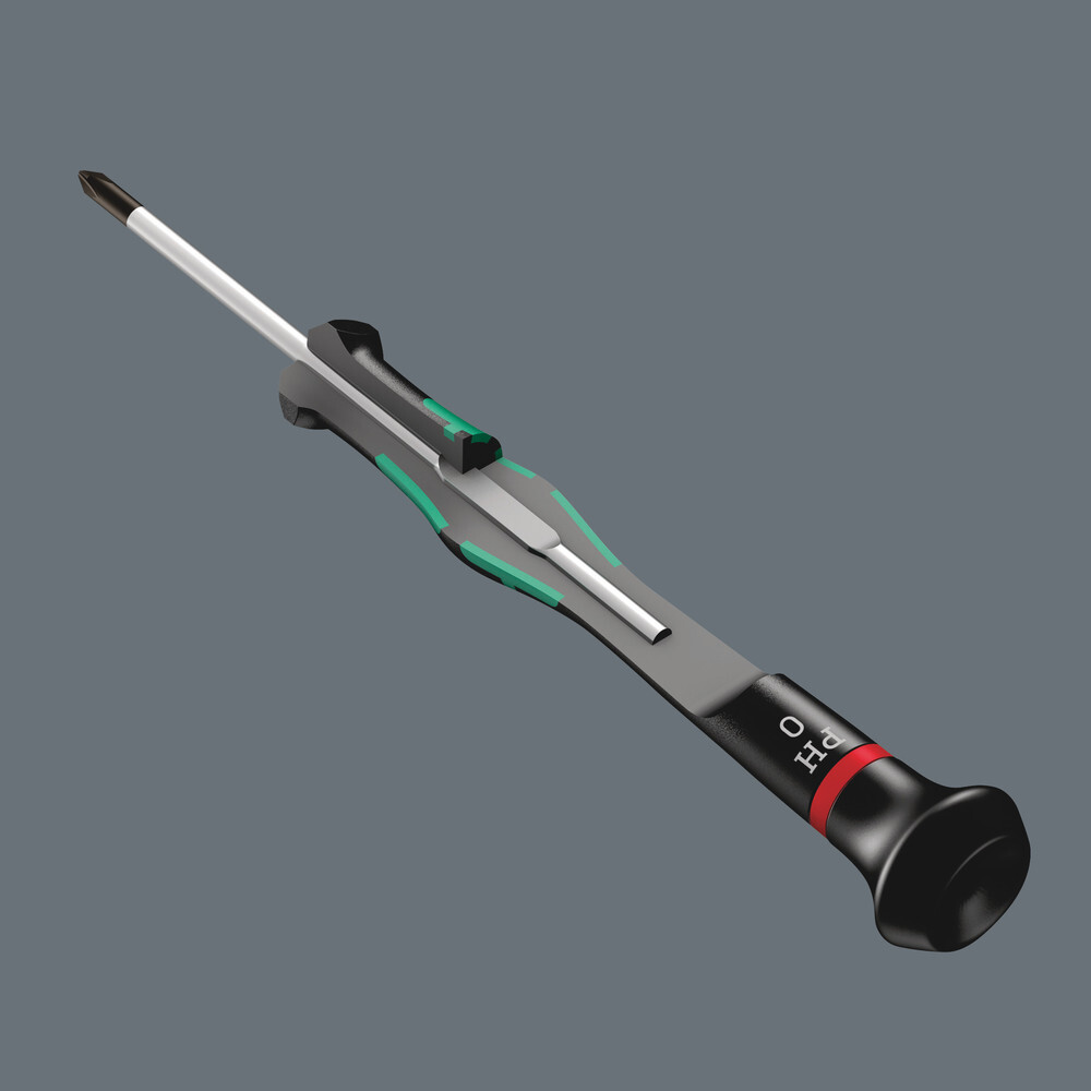 Tournevis électronicien pour vis cruciformes PH 2050 PH 0 x 60 mm WERA - 05118022001