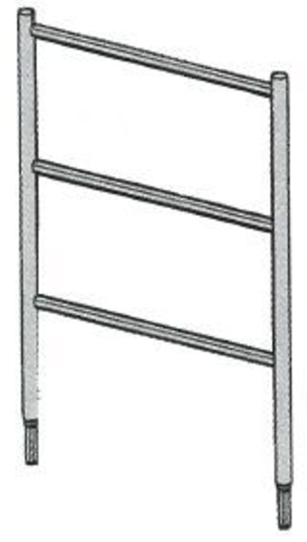 ECHELLE ALTRAD 1M50 GALVANISÉES 3 BARREAUX VITO 49 - J00066