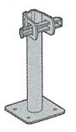 PIED SIMPLE ALTRAD GALVANISÉ HAUTEUR 300 MM VITO 49 - J01901