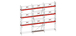 Echafaudage ALTRAD Facadier AERIS 80 m²-Structure longueur 10 m x hauteur de travail 8 m avec garde de corps sécurité au montage- L45P080GS