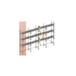 Lot Echafaudage ALTRAD Facadier AERIS 104 m²- Version structure seule + lisse - longueur 13 m x hauteur de travail 8 m - L45P104LI