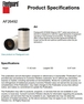 FILTRE A AIR FLEETGUARD AF26492 EQUIVALENT HIFI SC90039