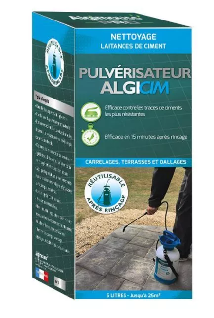 ALGICIM - PULVERISATEUR 5L - PulvérisateurAlgicim Nettoyant voiles de ciment ALGIMOUSS - 006004