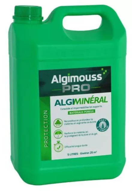 ALGIMINERAL - 5 LITRES - Minéralisant et reconstituant supports minéraux ALGIMOUSS - 022001