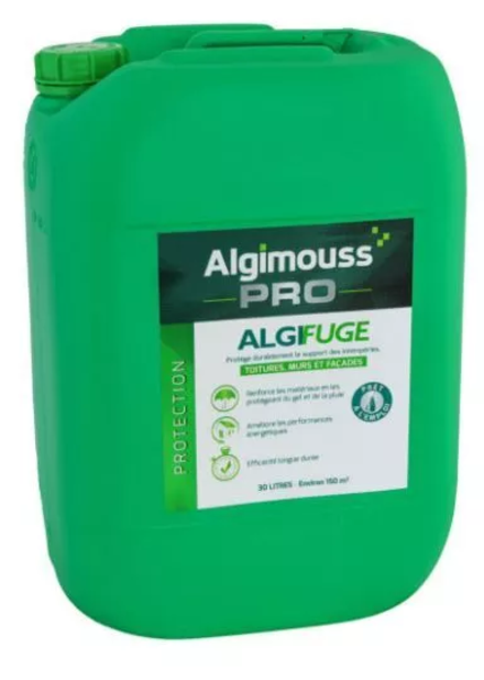 ALGIFUGE - 30 LITRES - Imperméabilisant toitures, murs, façades ALGIMOUSS - 047003