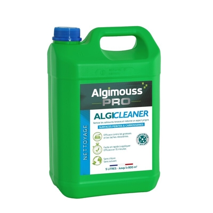 ALGICLEANER - 5 LITRES - Nettoyant surfaces peintes - concentré à diluer ALGIMOUSS - 054002
