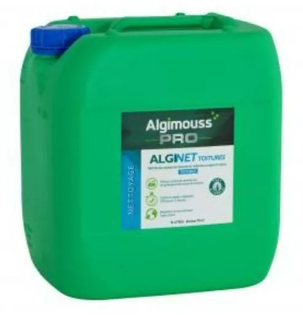 ALGINET TOITURES - 5 LITRES - Nettoyant toitures spécial lichens gris ALGIMOUSS - 084001