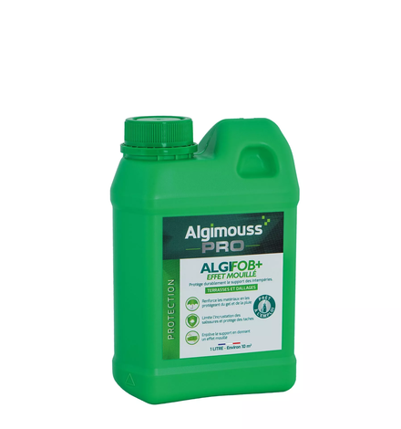 ALGIFOB+ EFFET MOUILLE - 1 L - Imperméabilisant effet mouillé pour dallages ALGIMOUSS - 098001