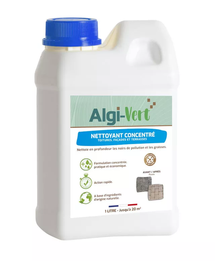 ALGI-VERT NETTOYANT CONCENTRE A DILUER 1 LITRE 195001