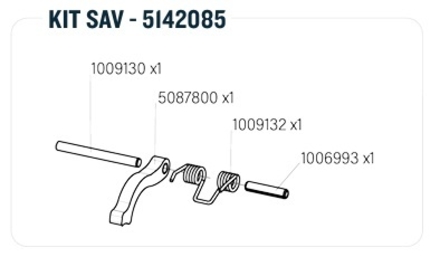 KIT SAV ENSEMBLE LOQUET M3S