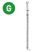 1200 COILS 38 X 130 TORSADÉES GALVA - ASLAFIX - 16381307