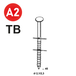16800 COILS 21/23 X 45 ANNELÉES INOX TB - ASLAFIX - 16C21458