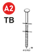 12600 COILS 21/23 X 50 ANNELÉES INOX TB - ASLAFIX - 16C21508