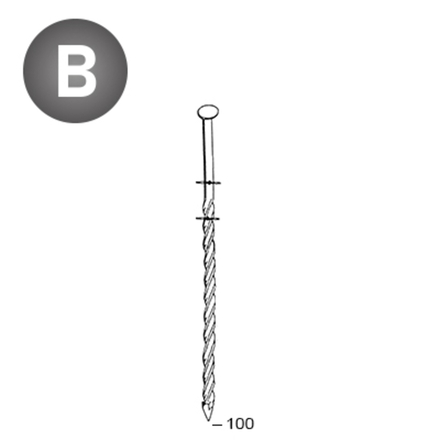 3600 COILS 34 X 100 TORSADÉES - ASLAFIX - 16F34984