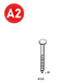 3600 COILS S 25X25 ANNELÉ INOX A2 - ASLAFIX - 16S25259