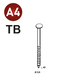 7200 COILS S 25X40 ANNELÉ INOX A4 TB - ASLAFIX - 16S25408