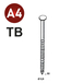 6000 COILS S 25X50 ANNELÉ INOX A4 TB - ASLAFIX - 16S25508