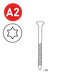 2000 SCRAIL 28/32 X 50 INOX TX - ASLAFIX - 16S28509