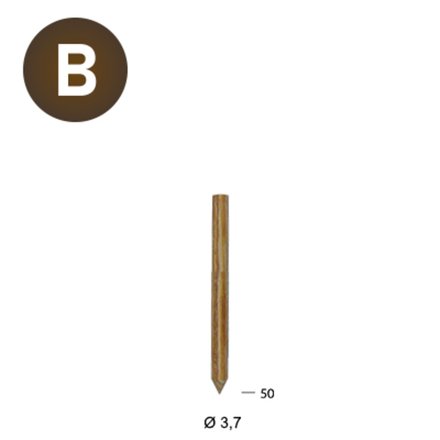 3060 LIGNOLOC 37 X 50 BOIS - ASLAFIX - 16S3750W