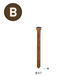 1000 LIGNOLOC 47 X 58 BOIS AVEC TÊTE - ASLAFIX - 16S4758WT
