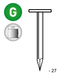 TEL LISSE GALVA 2,5X27 - 1 KG - ASLAFIX - 1L250274