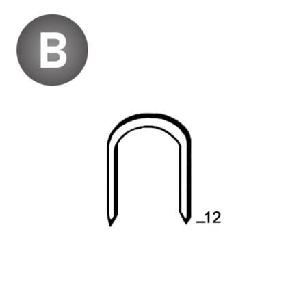 1000 AGRAFES BC 14-12 MM - ASLAFIX - 201412