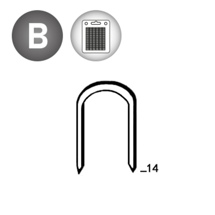 AGRAFES BC 14-14 BLISTER 960 - ASLAFIX - 201414BL
