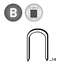 AGRAFES BC 14-14 BLISTER 960 - ASLAFIX - 201414BL