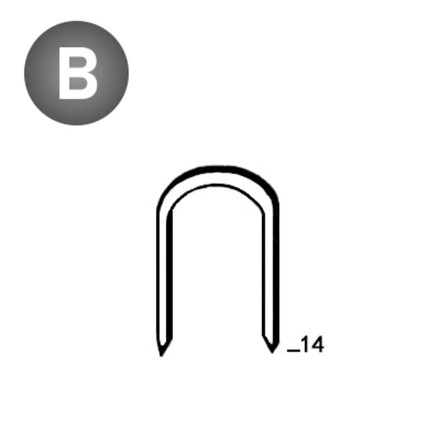 1000 AGRAFES BC 14-14 MM - ASLAFIX - 201414