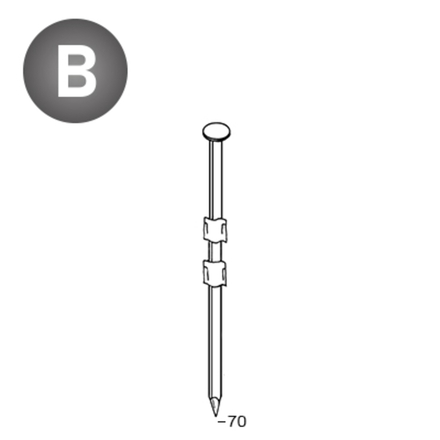 2200 POINTES 20° 29 X 70 LISSES - ASLAFIX - 20290701