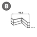 5000 AGRAFES CADRES 10,3 - 05 MM - ASLAFIX - 314TU05