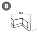 4000 AGRAFES CADRES 10,3 - 07 MM - ASLAFIX - 314TU07