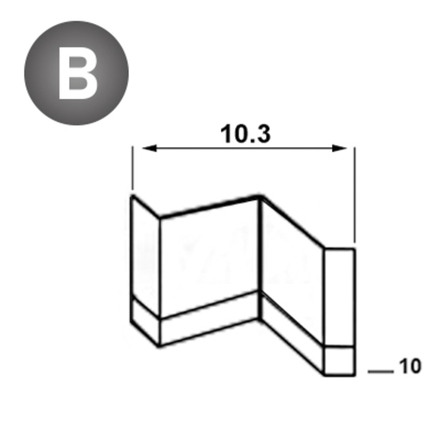 3000 AGRAFES CADRES 10,3 - 10 MM - ASLAFIX - 314TU10