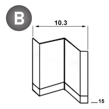 2000 AGRAFES CADRES 10,3 - 15 MM - ASLAFIX - 314TU15