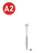 2200 POINTES 34° 28 X 50 ANNELÉES INOX - ASLAFIX - 34280509