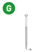 2200 POINTES 34° 28 X 70 ANNELÉES GALVA - ASLAFIX - 34280706