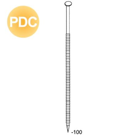 1700 POINTES 34° 31 X 100 ANNELÉES PDC - ASLAFIX - 34311002DC