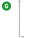 2200 POINTES 34° 31 X 100 LISSES GALVA - ASLAFIX - 34311005