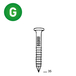 2200 POINTES 34° 40 X 35 ANNELÉES GALVA - ASLAFIX - 34400356