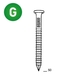 2200 POINTES 34° 40 X 50 ANNELÉES GALVA - ASLAFIX - 34400506