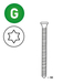 1000 SCRAIL 34° 40 X 50 GALVA TX25 - ASLAFIX - 34400507
