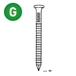 2200 POINTES 34° 40 X 60 ANNELÉES GALVA - ASLAFIX - 34400606
