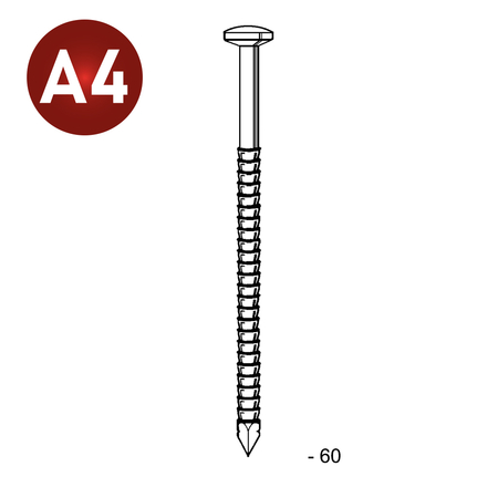 TB ANNELÉ INOX 25/27X60 - 5 KG - ASLAFIX - 5B250609