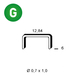 10000 AGRAFES A-06 GALVA - ASLAFIX - 6A-061