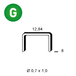 10000 AGRAFES A-08 GALVA - ASLAFIX - 6A-081