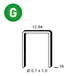 10000 AGRAFES A-16 GALVA - ASLAFIX - 6A-161