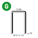 5000 AGRAFES A-20 GALVA - ASLAFIX - 6A-201