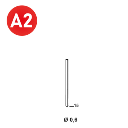 20000 FINETTES AL-15 INOX A2 - ASLAFIX - 6AL159
