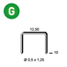 5000 AGRAFES D-10 GALVA - ASLAFIX - 6D-101
