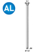 3780 Pointes fines BRADS DA-64 MM ALUMINIUM - ASLAFIX - 6DA648